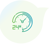 icon round the clock