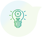 icon of a light bulb